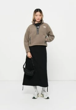 The North Face W TNF FLEESKI 1/4 ZIP PO - Fleece Jumper - Mocha Brown -The North Face 732a4b32cd114778af55f93c213cb755