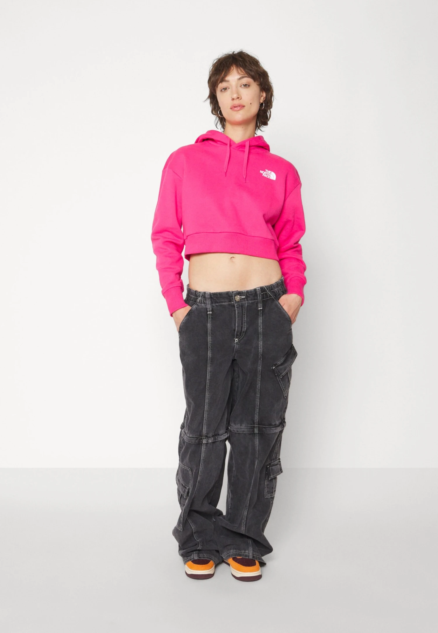 The North Face Trend Crop Hoodie - Hoodie - Pink Glo 7 The North Face Trend Crop Hoodie - Hoodie - Pink Glo - Image 5