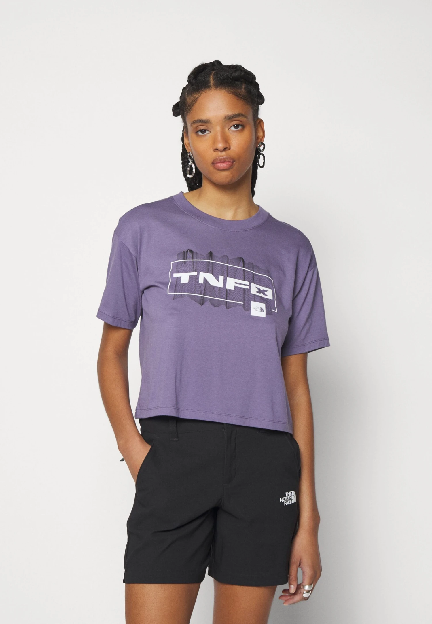 The North Face Coordinates Tee - Print T-Shirt - Lunar Slate/Black 5 The North Face Coordinates Tee - Print T-Shirt - Lunar Slate/Black - Image 3