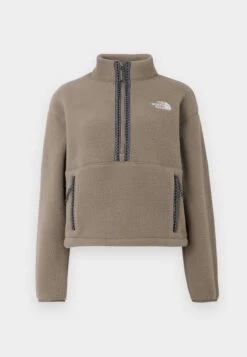 The North Face W TNF FLEESKI 1/4 ZIP PO - Fleece Jumper - Mocha Brown -The North Face 7769649b1fff41eb88c0742415252a14