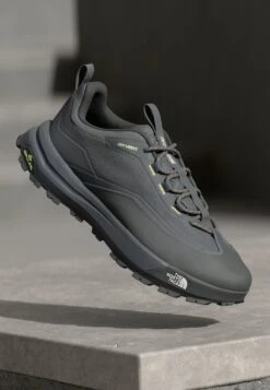 The North Face OFFTRAIL VE WP UNISEX - Trainers - Anthracite Grey/astro Lime