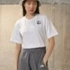 The North Face Relaxed Fine Tee - Print T-Shirt - White/Summit Navy 2 The North Face Relaxed Fine Tee - Print T-Shirt - White/Summit Navy -The North Face 7dbfd612ec7e463ca0a8cd7fc29c8632