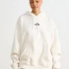 The North Face ESSENTIAL OVERSIZED HOODIE - Sweatshirt - White Dune