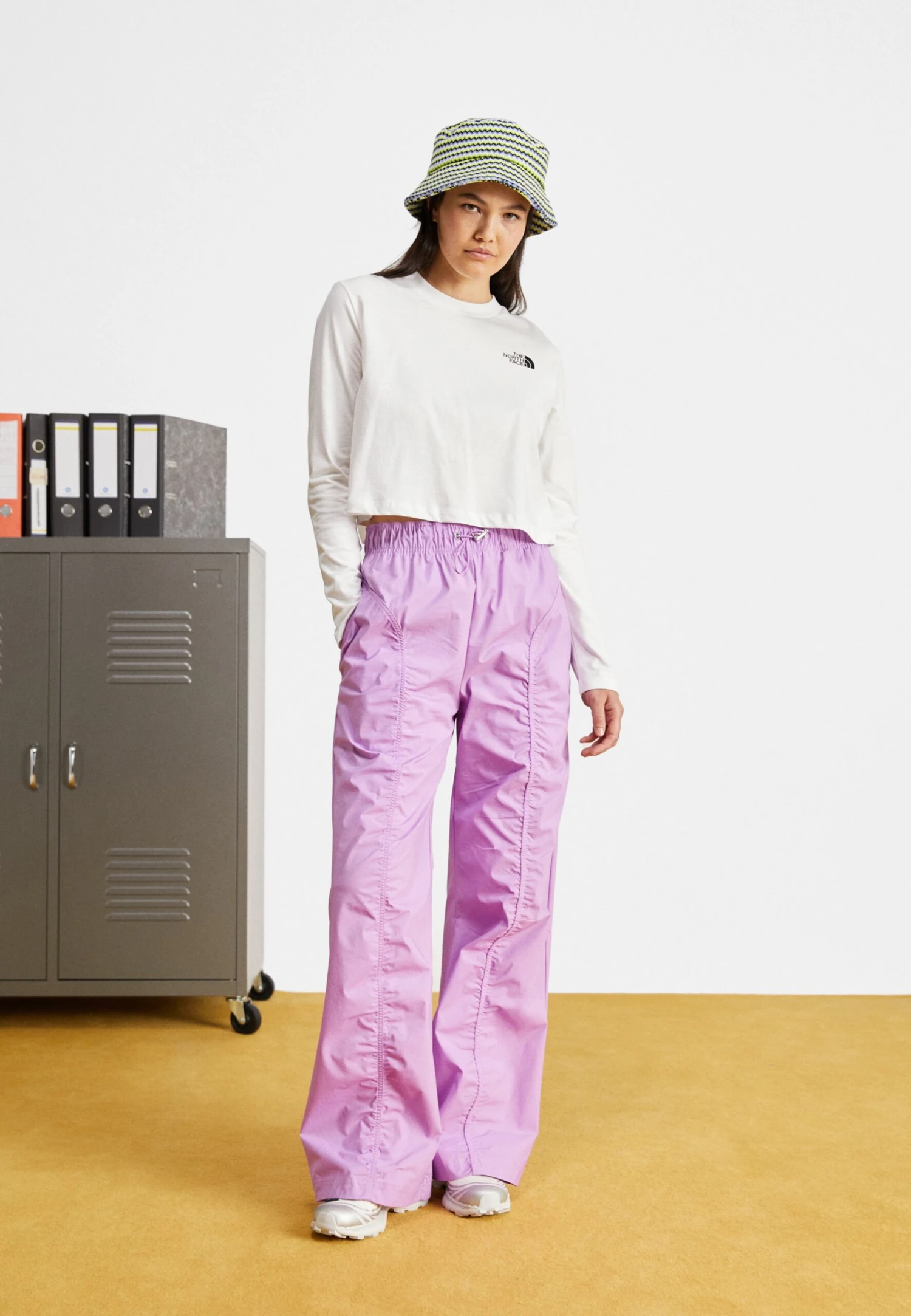 The North Face Crop Tee - Long Sleeved Top - White 4 The North Face Crop Tee - Long Sleeved Top - White - Image 2