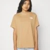 The North Face Plus Simple Dome Tee - Print T-Shirt - Almond Butter -The North Face 84f32cde1a1f4360850cff442e4dce62
