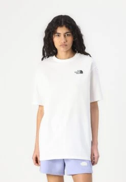 The North Face ESSENTIAL OVERSIZE T SHIRT - Print T-shirt - White