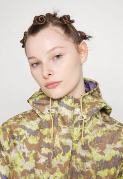 The North Face Utility Rain Jacket - Parka - Brown Stippled -The North Face 8fb04619b9d94d2ab6acf1ec581daaf4