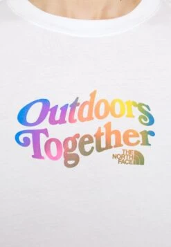 The North Face W S/S Pride Tee - Print T-Shirt - Tnf White-Ombre Graphic -The North Face 932f64a4ce224d6c867e3618c731cef7