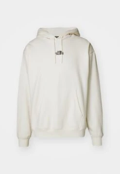 The North Face ESSENTIAL OVERSIZED HOODIE - Sweatshirt - White Dune -The North Face 9ba67201dd2a44bcbf42c85d6c5d570d