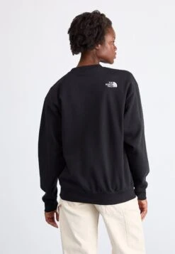 The North Face ESSENTIAL OVERSIZE CREW - Sweatshirt - Black -The North Face 9c0e31bab38247e190294c0ad0d9fb22
