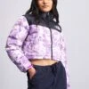 The North Face Nuptse Short Jacket - Down Jacket - Purple Cactus