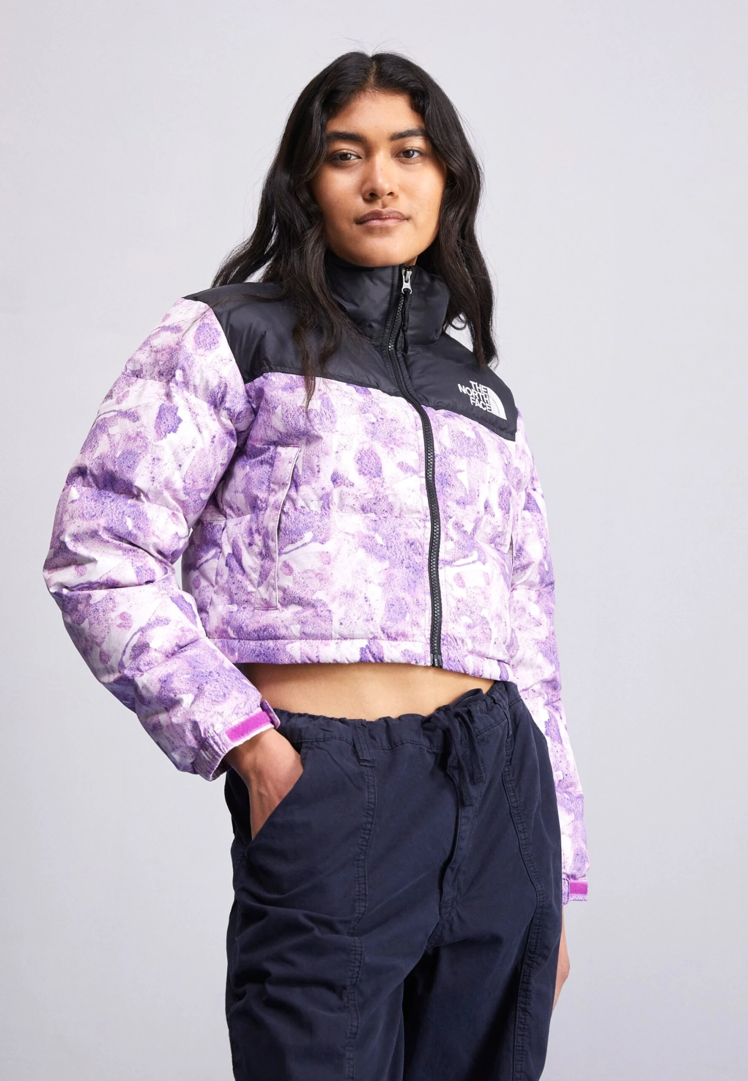 The North Face Nuptse Short Jacket - Down Jacket - Purple Cactus 3 The North Face Nuptse Short Jacket - Down Jacket - Purple Cactus