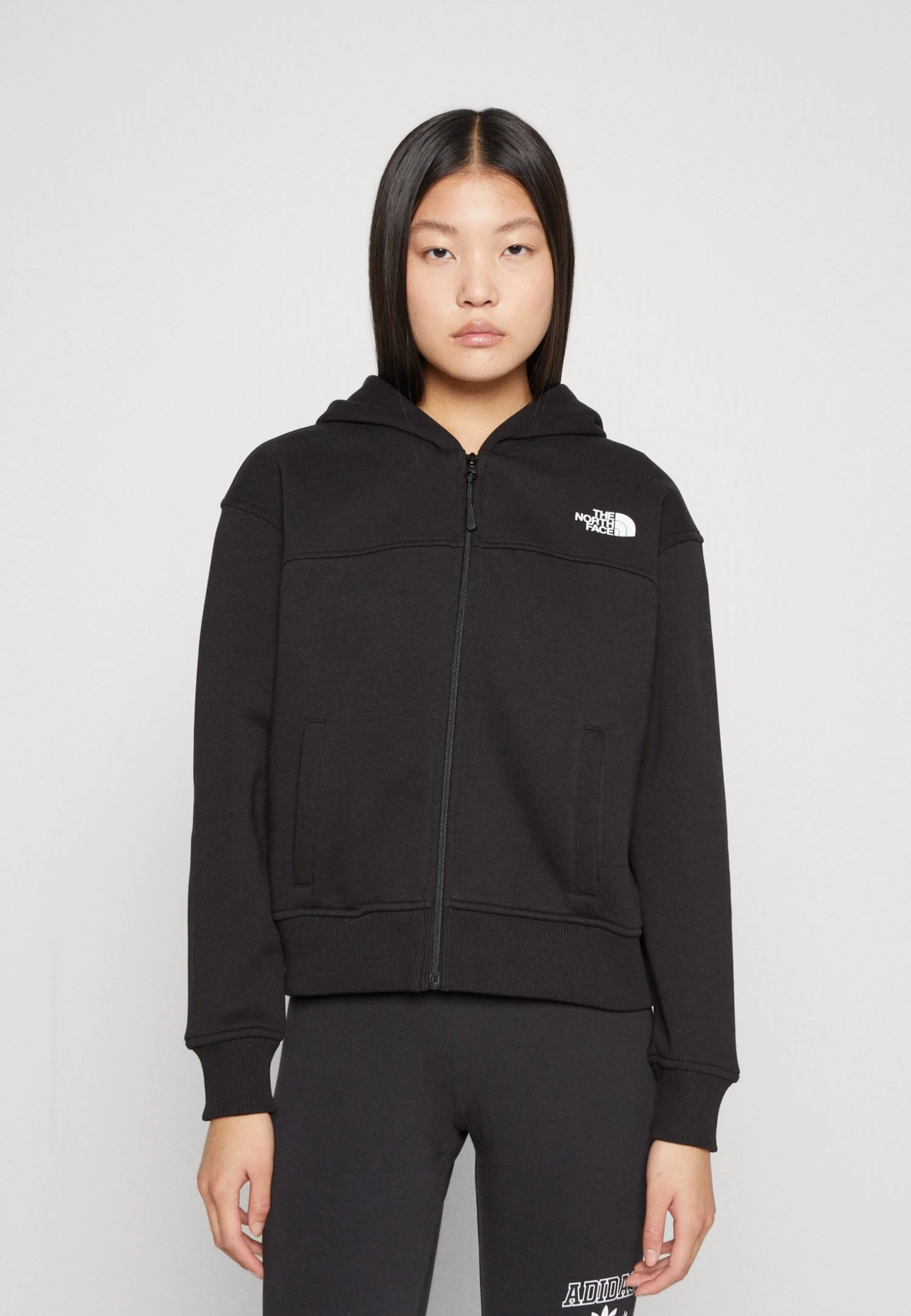 The North Face Essential Hoodie - Zip-Up Sweatshirt - Black 5 The North Face Essential Hoodie - Zip-Up Sweatshirt - Black - Image 3