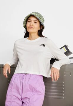 The North Face Crop Tee - Long Sleeved Top - White