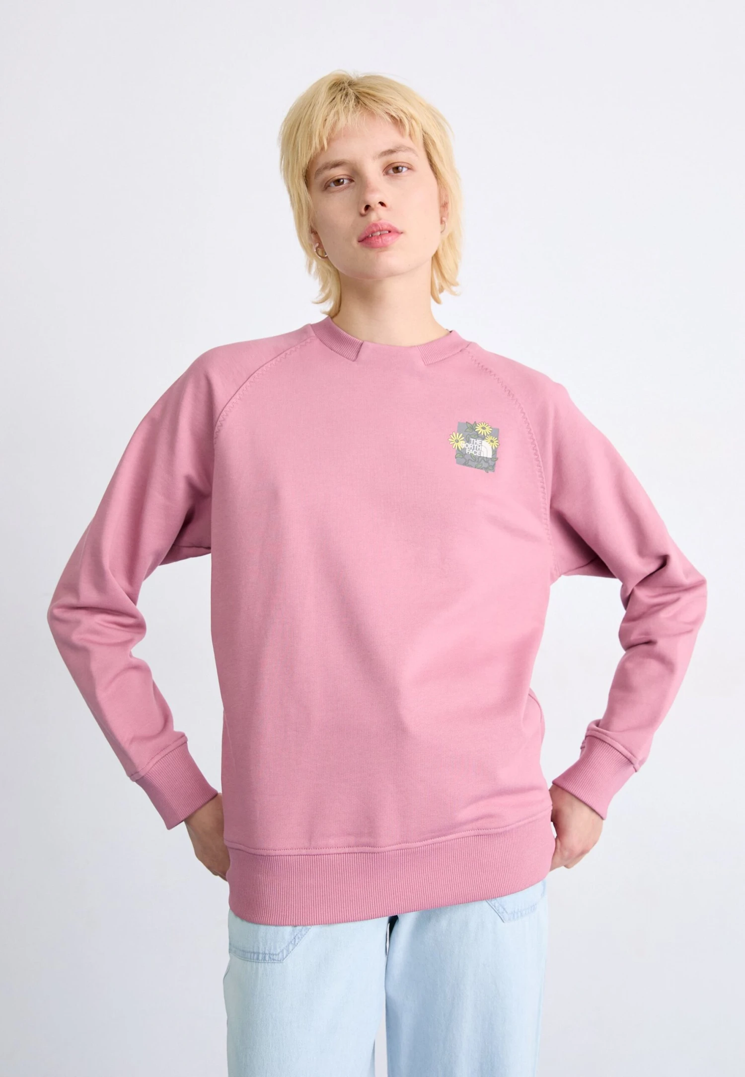 The North Face CONNECT RELAXED CREW GRAPHIC - Sweatshirt - Nostalgia Rose 5 The North Face CONNECT RELAXED CREW GRAPHIC - Sweatshirt - Nostalgia Rose - Image 3