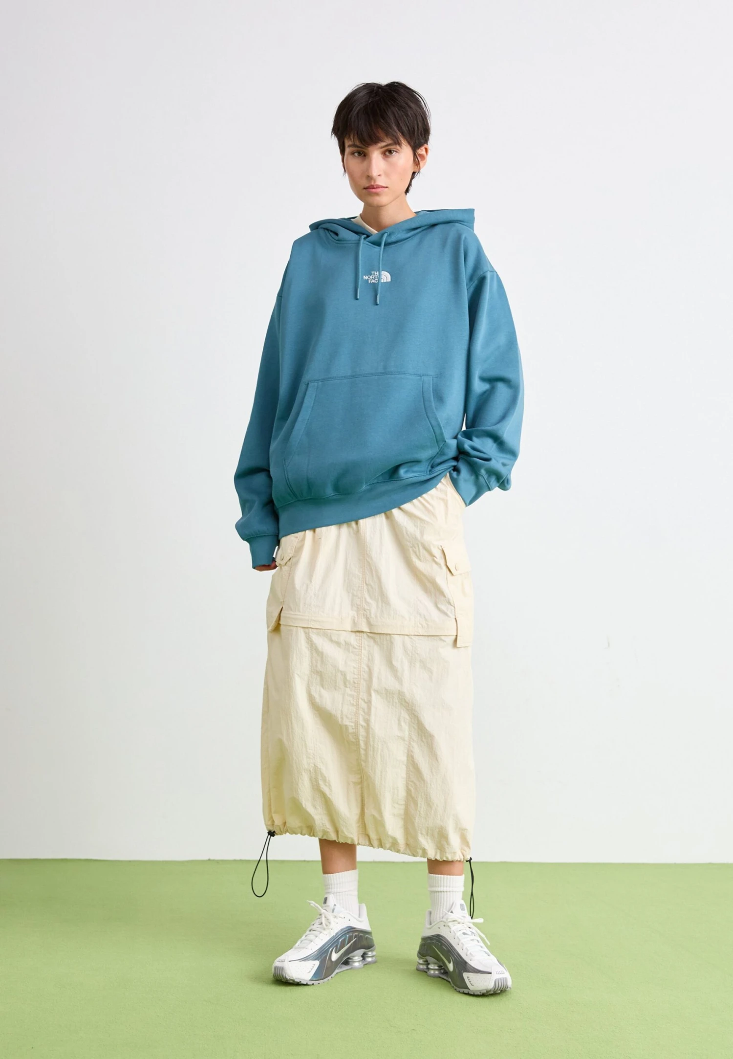 The North Face ESSENTIAL OVERSIZED HOODIE - Sweatshirt - Space 4 The North Face ESSENTIAL OVERSIZED HOODIE - Sweatshirt - Space - Image 2