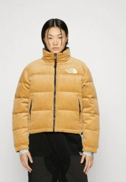 The North Face Reversible Nuptse Jacket - Down Jacket - Almond Butter/Coal Brown -The North Face a9179e6b10154e9a983ba80451d68e47
