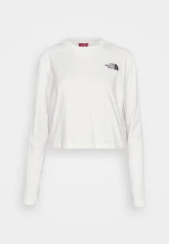 The North Face Crop Tee - Long Sleeved Top - White 18 The North Face Crop Tee - Long Sleeved Top - White -The North Face b1076fed0b1b43d4b275c5d775fd045d