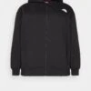The North Face Plus Essential Hoodie - Zip-Up Sweatshirt - Black -The North Face b46046f8f62344b29075330d4afa161d