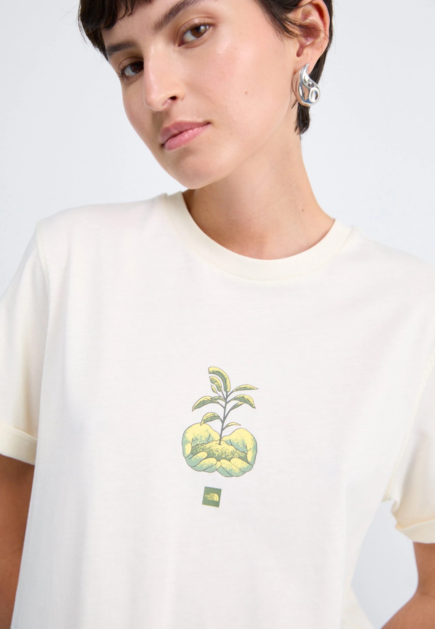 The North Face CONNECT RELAXED TEE GRAPHIC - Print T-shirt - White Dune 8 The North Face CONNECT RELAXED TEE GRAPHIC - Print T-shirt - White Dune - Image 6