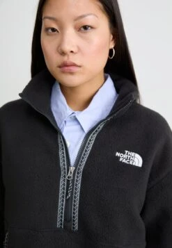 The North Face W TNF FLEESKI 1/4 ZIP PO - Fleece Jumper - Black -The North Face b88402ab66b44c3fa9692a8ade6723ee