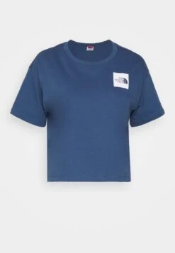 The North Face Cropped Fine Tee - Print T-Shirt - Shady Blue 16 The North Face Cropped Fine Tee - Print T-Shirt - Shady Blue -The North Face bdb0a59e9ab34ca994ddcece05831bc1