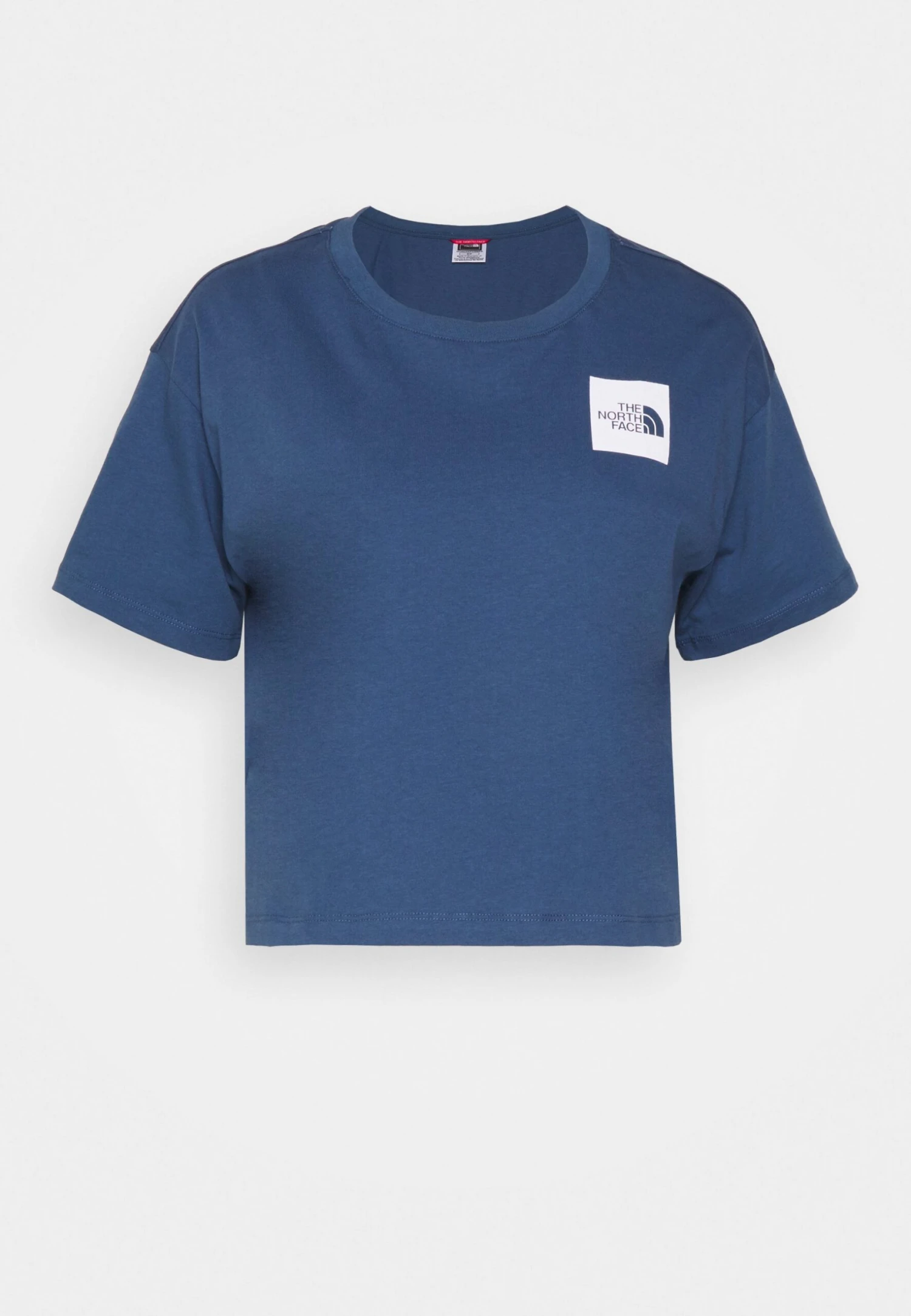 The North Face Cropped Fine Tee - Print T-Shirt - Shady Blue 9 The North Face Cropped Fine Tee - Print T-Shirt - Shady Blue - Image 7