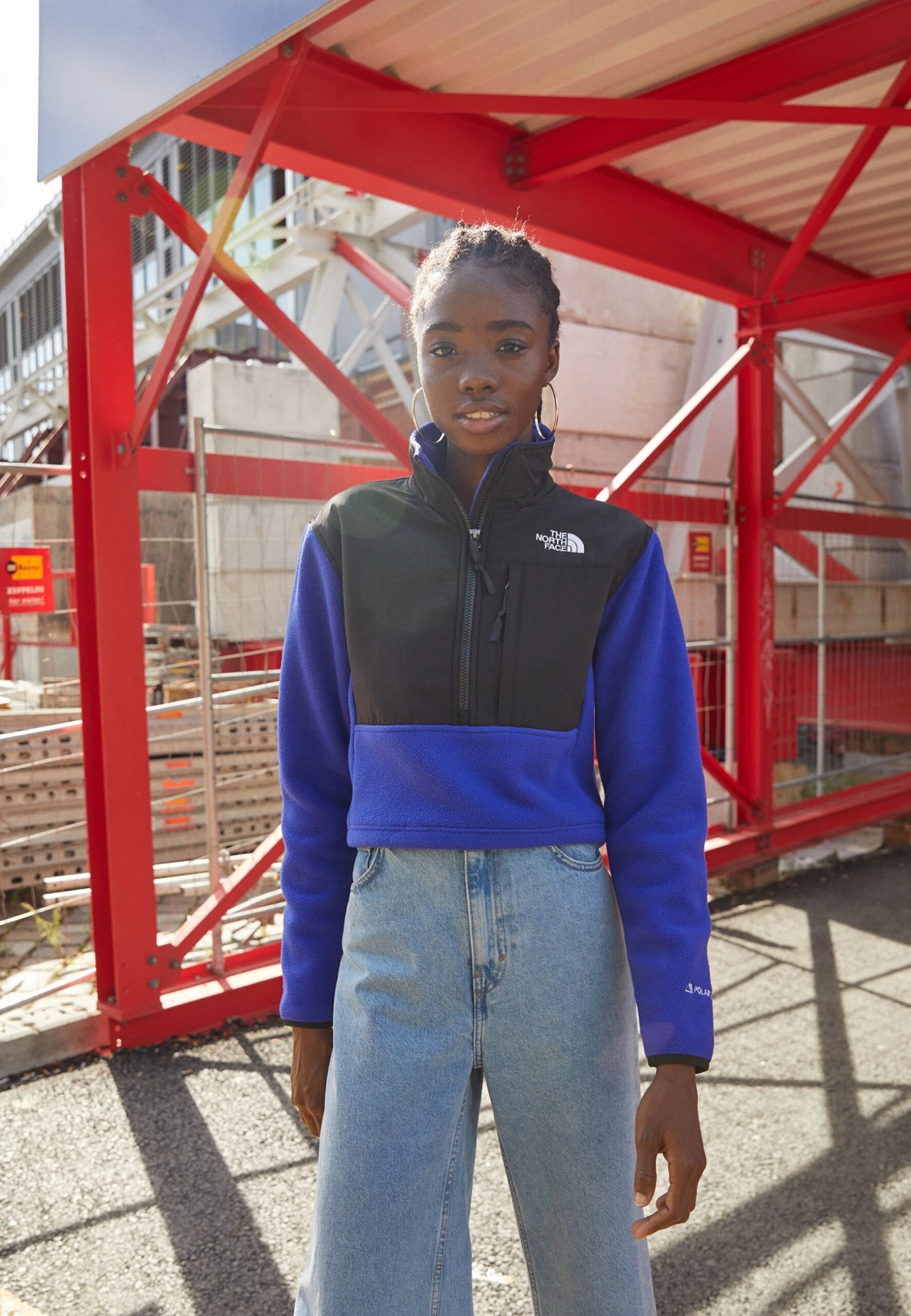 The North Face Denali Crop - Fleece Jumper - Lapis Blue 3 The North Face Denali Crop - Fleece Jumper - Lapis Blue