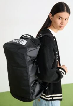 The North Face BASE CAMP VOYAGER DUFFEL 62L UNISEX - Sports Bag - Black/asphalt Grey -The North Face bf305d89eb534985804ee0354e78d2ad