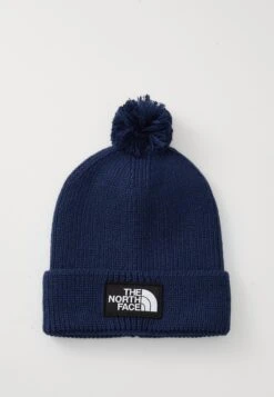 The North Face LOGO BOX POM BEANIE UNISEX - Beanie - White Dune -The North Face c3c07cc5cdd341ac8ff9df2101db4430 3