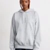 The North Face ESSENTIAL OVERSIZED HOODIE - Sweatshirt - Light Grey Heather