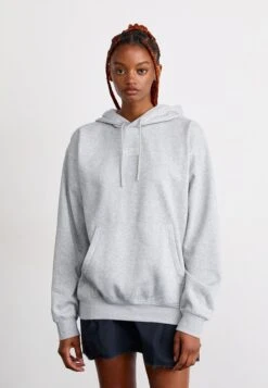 The North Face ESSENTIAL OVERSIZED HOODIE - Sweatshirt - Light Grey Heather