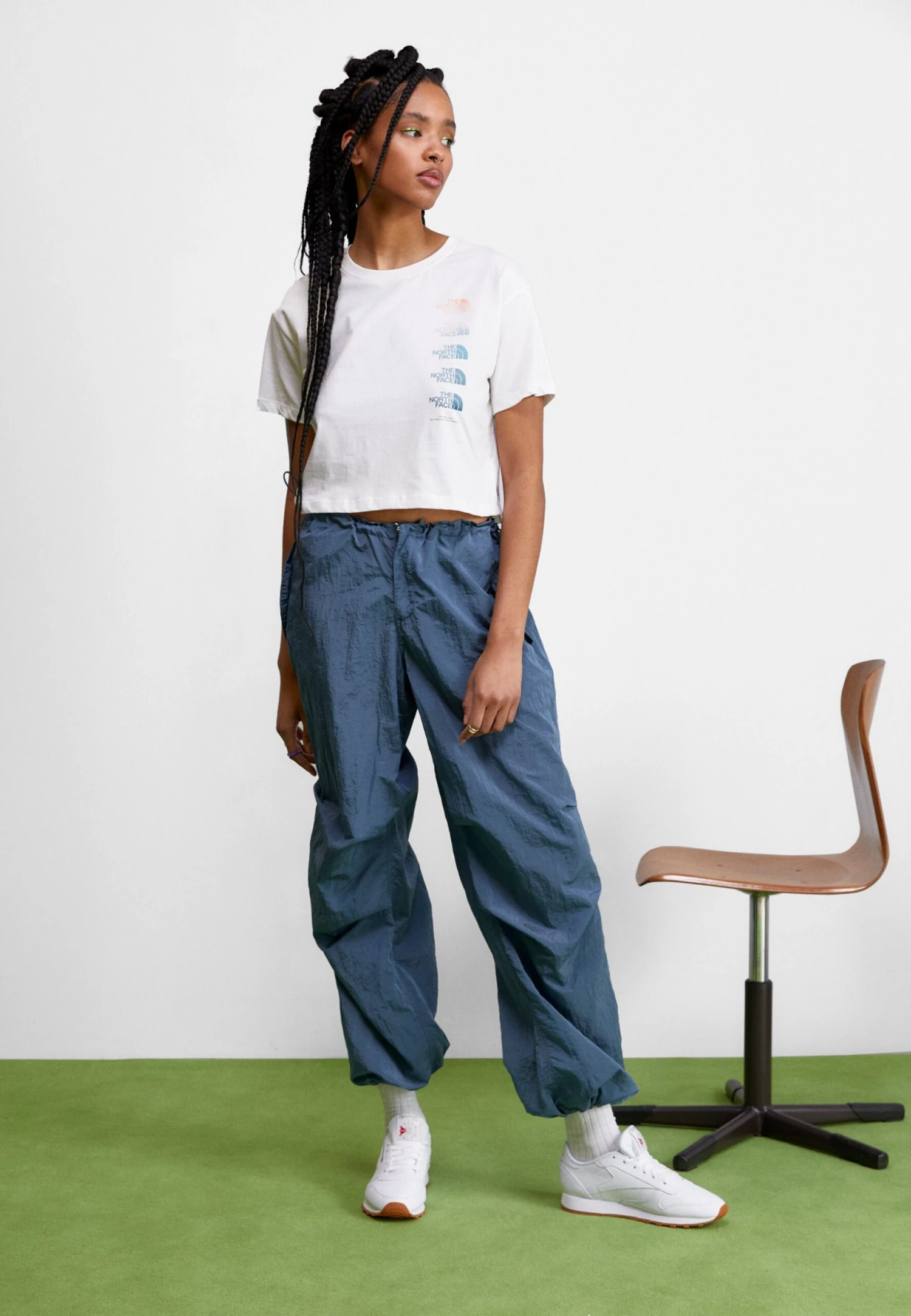 The North Face Graphic Crop Tee - Print T-Shirt - Gardenia White 4 The North Face Graphic Crop Tee - Print T-Shirt - Gardenia White - Image 2