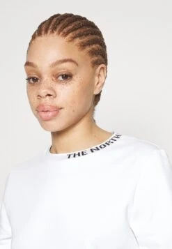 The North Face Zumu Crew- Sweatshirt - White -The North Face d47b8d1108204841aeccbcd6cb8b45a3