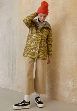 The North Face Utility Rain Jacket - Parka - Brown Stippled -The North Face d921b31a6663450199a21dacd20ab302