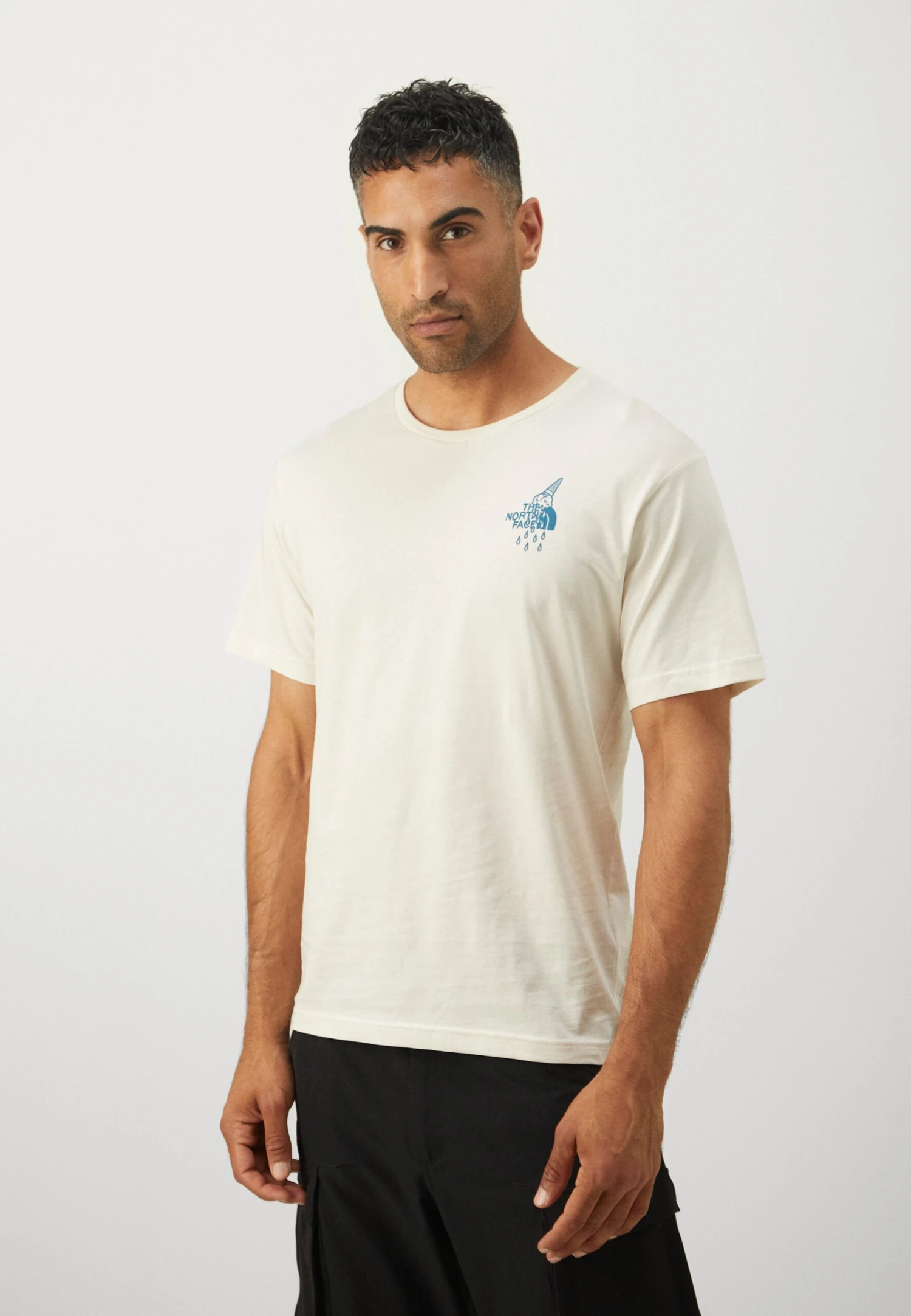 The North Face POWDER DAYS RELAXED TEE GRAPHIC UNISEX - Print T-shirt - White Dune 5 The North Face POWDER DAYS RELAXED TEE GRAPHIC UNISEX - Print T-shirt - White Dune - Image 3