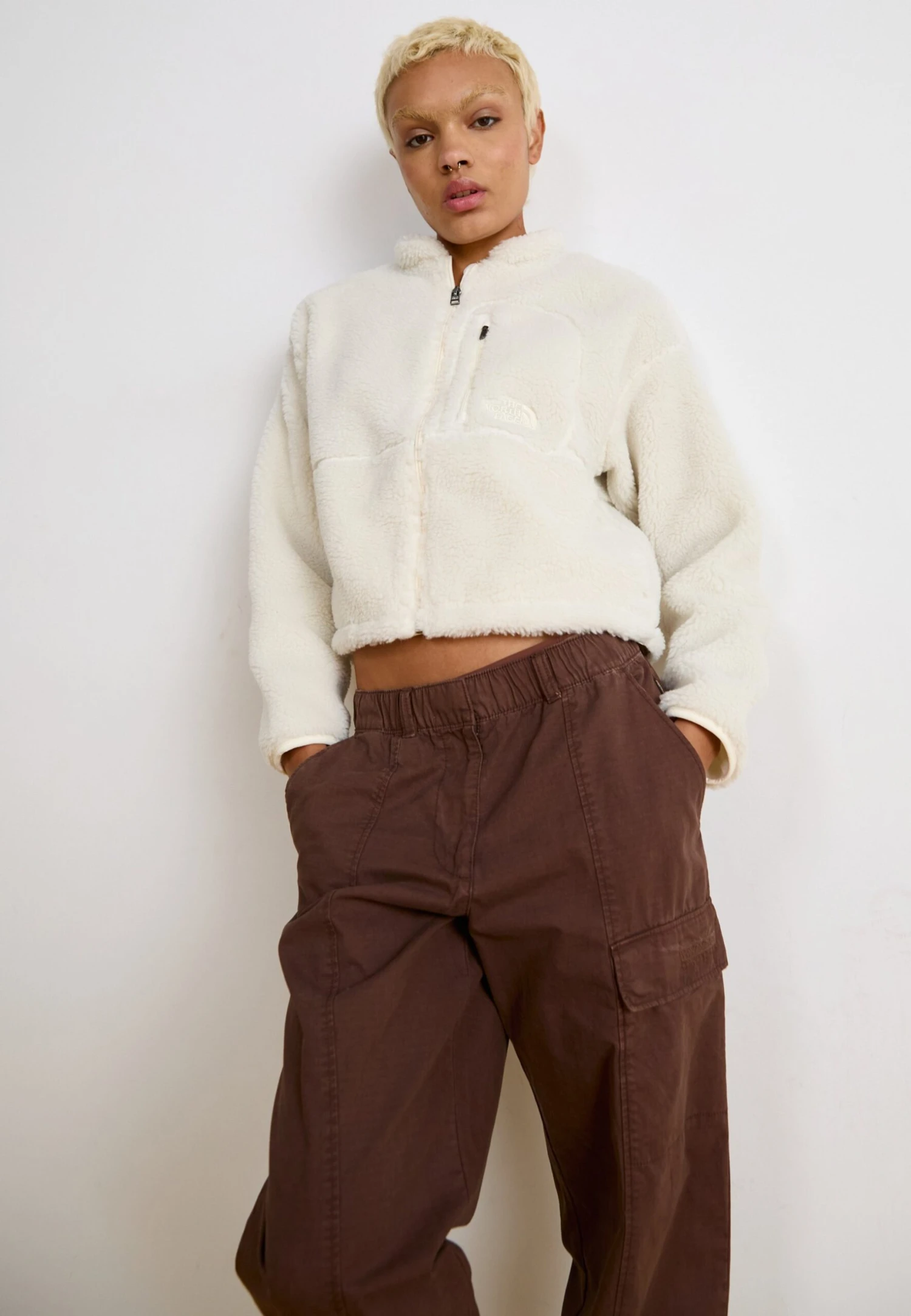 The North Face W EXTREME PILE 2 FZ JACKET - Fleece Jacket - White Dune 3 The North Face W EXTREME PILE 2 FZ JACKET - Fleece Jacket - White Dune