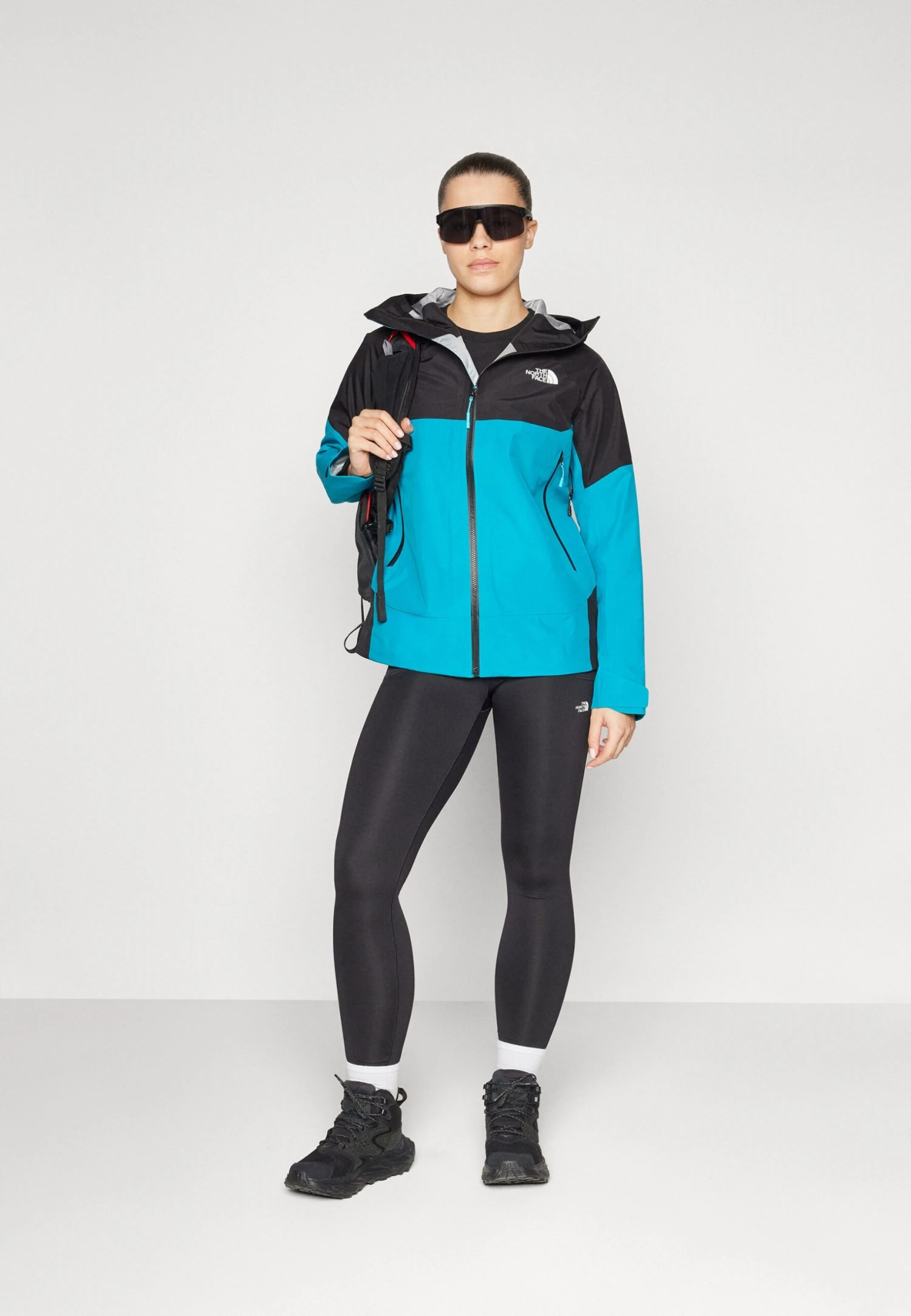 The North Face JAZZI JACKET - Hardshell Jacket - Deep Teal/black 4 The North Face JAZZI JACKET - Hardshell Jacket - Deep Teal/black - Image 2