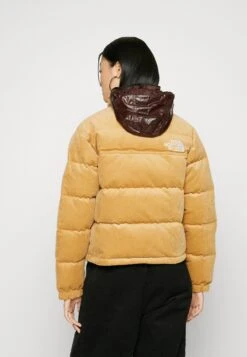 The North Face Reversible Nuptse Jacket - Down Jacket - Almond Butter/Coal Brown -The North Face e9f3be116b6c46e4aa3198078f2aaed5