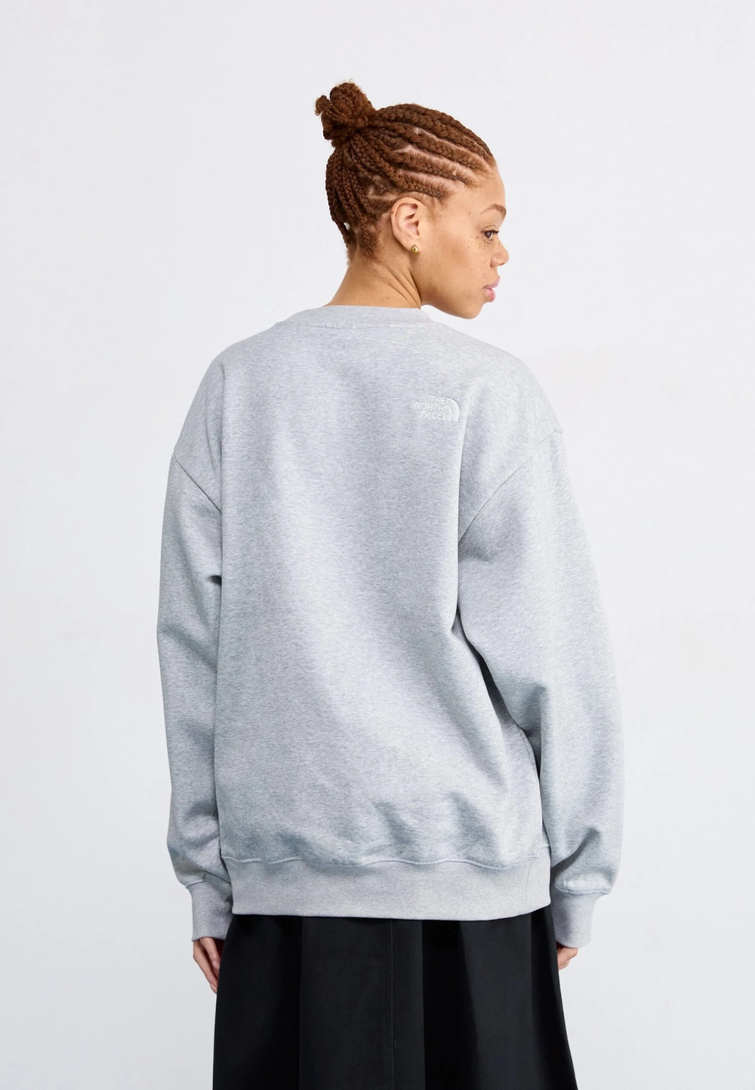 The North Face ESSENTIAL OVERSIZE CREW - Sweatshirt - Light Grey Heather 5 The North Face ESSENTIAL OVERSIZE CREW - Sweatshirt - Light Grey Heather - Image 3