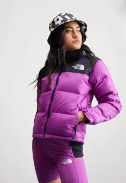 The North Face 1996 Retro Nuptse Jacket - Down Jacket - Purple Cactus/Black