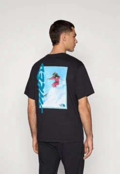 The North Face NSE SLOPES RELAXED TEE GRAPHIC UNISEX - Print T-shirt - Black