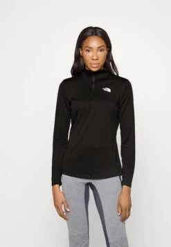 The North Face Flex 1/4 Zip - Long Sleeved Top - Black