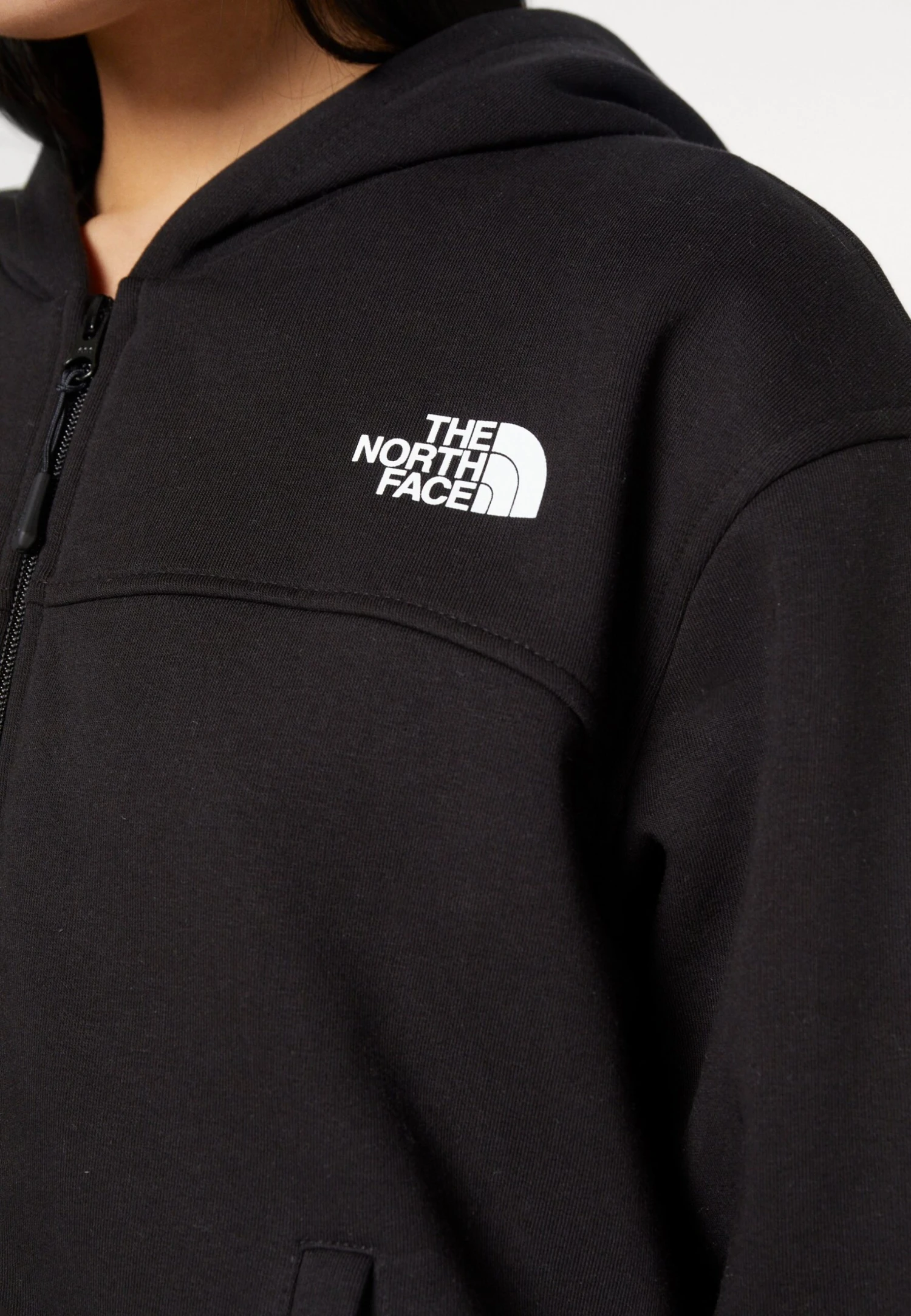 The North Face Essential Hoodie - Zip-Up Sweatshirt - Black 10 The North Face Essential Hoodie - Zip-Up Sweatshirt - Black - Image 8