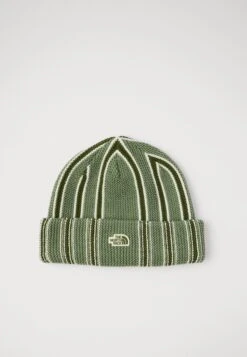 The North Face URBAN EXPLORE UNISEX - Beanie - Bark Mist/woodland Green/white Dune